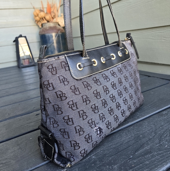 Dooney & Bourke Monogram Tassel Tote - Picture 4 of 16